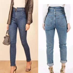 Reformation Kayo High-Waist  Skinny Jeans 26